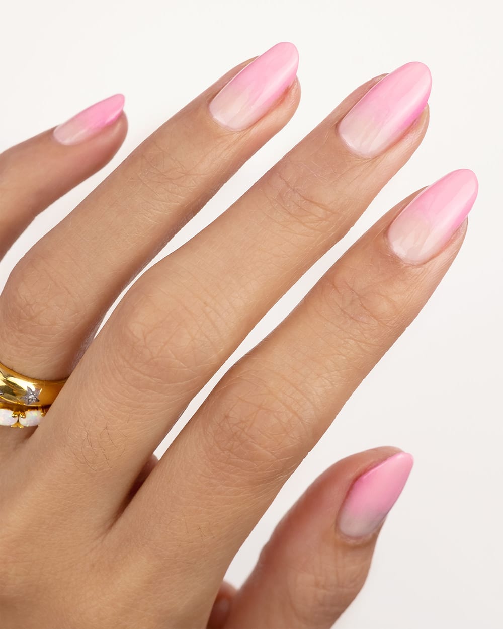Soft Pink Subtle Gradient Almond Nails Soft Pink Subtle Gradient Almond Nails — Gradient Nail Ideas