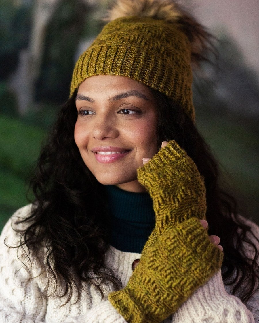Wavy Dark Blonde Hair With Beanie — Hair Ideas with Hat