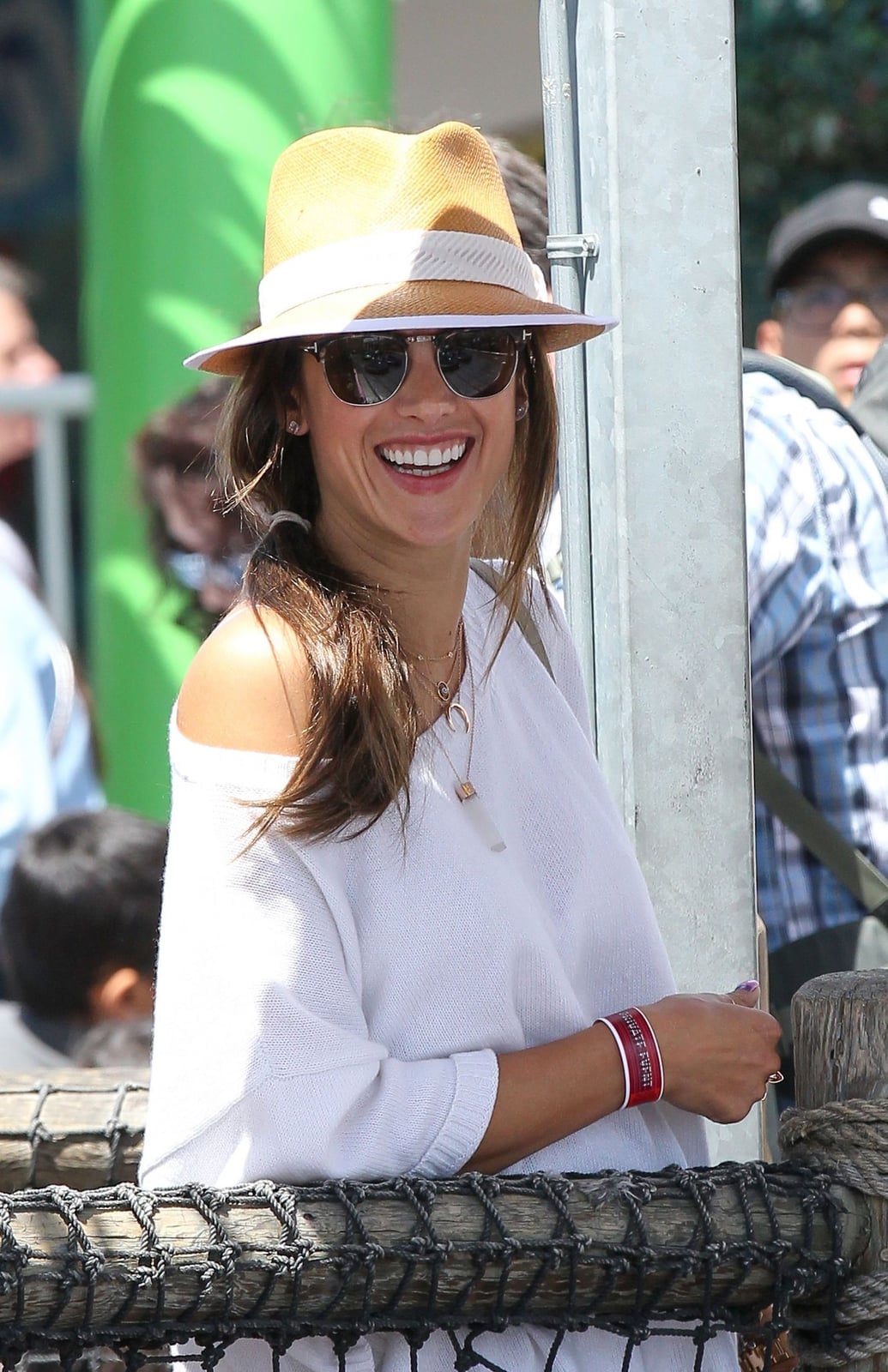 Shoulder-Length Ponytail With Fedora — Hair Ideas with Hat