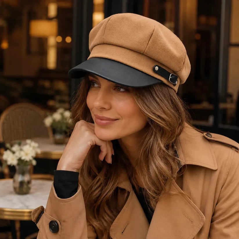 Loose Waves With Newsboy Cap — Hair Ideas with Hat