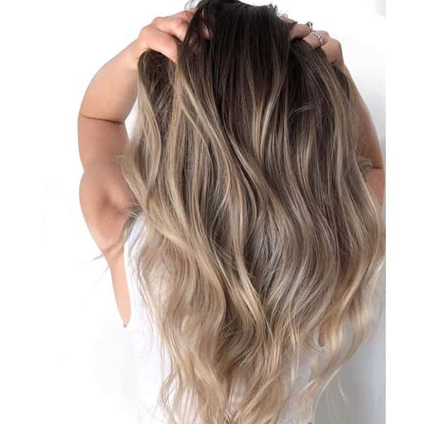 Mid-Back Honey Blonde Balayage With Golden Tones — Honey Blonde Hair Inspiration