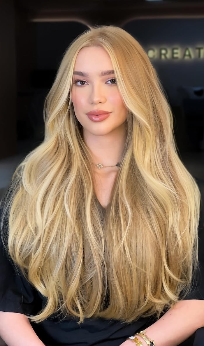 Extra Long Soft Golden Honey Blonde — Honey Blonde Hair Inspiration