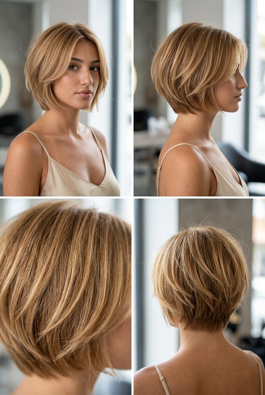 Sun-Kissed Honey Bixie: Effortless Hair 2026 short shaggy bixie haircut in honey blonde with golden beige base for daily wear