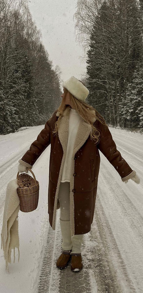 Plaid Coat Over Turtleneck with Knee-High Boots Plaid Coat Over Turtleneck with Knee-High Boots — Winter Outfits