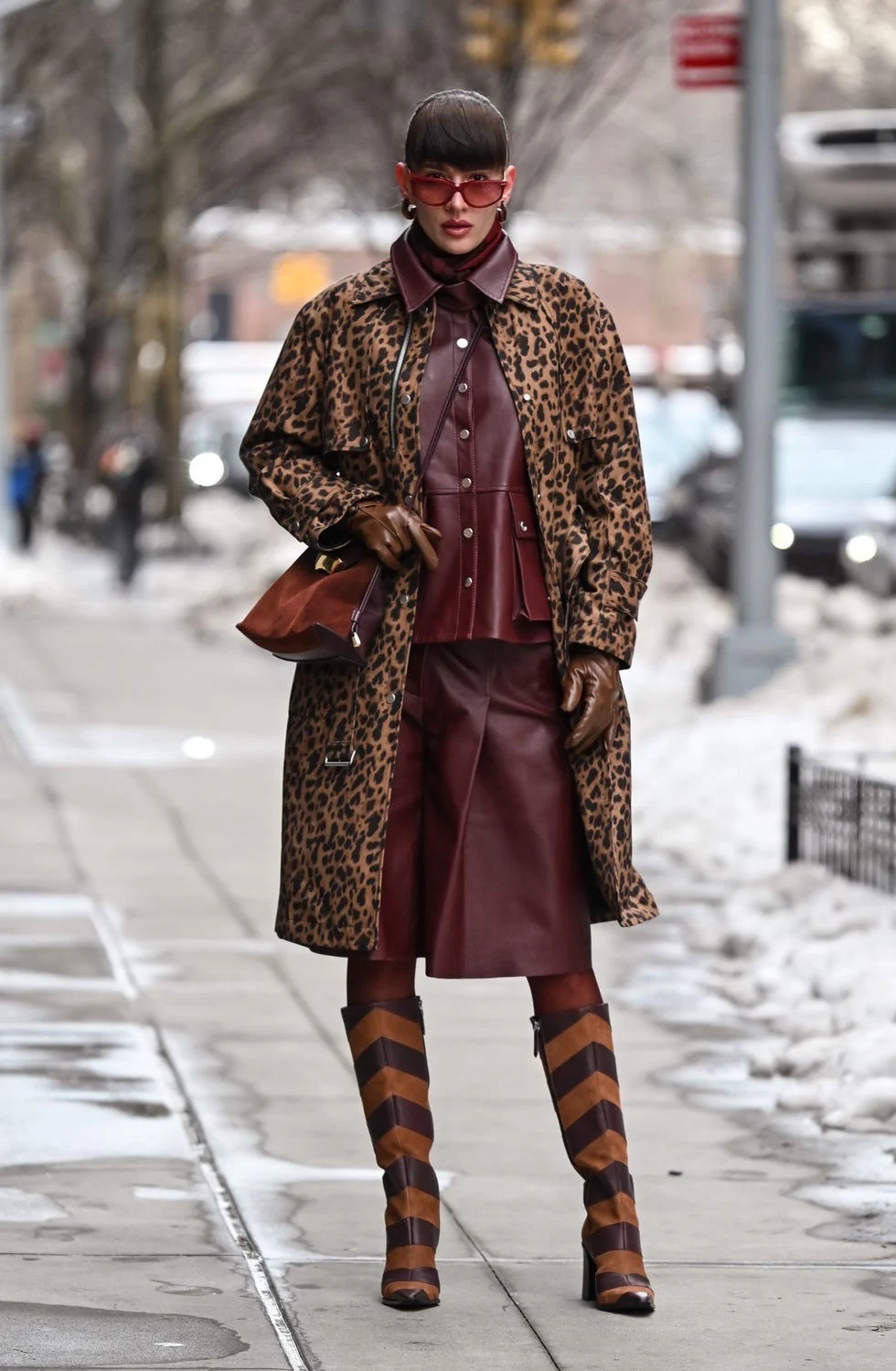 Closet vs. Buy: Statement Trench and Leather Separates — Cute Winter Outfits