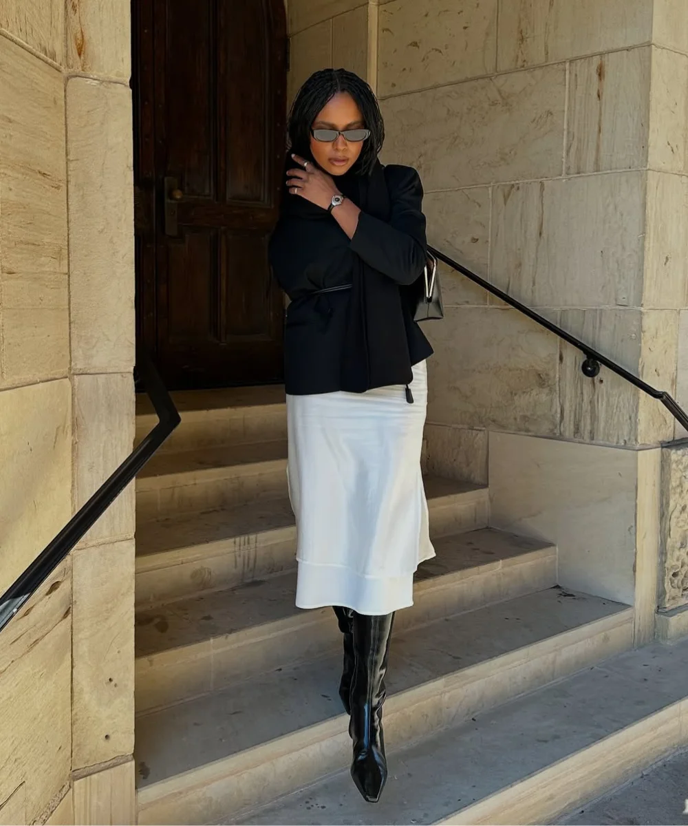 Casual Evening Outfit Idea — Winter Outfits for Black Girls