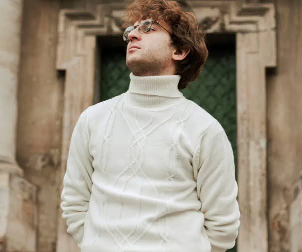 Textured White Turtleneck for Minimalist Warmth — Winter Outfits for Men