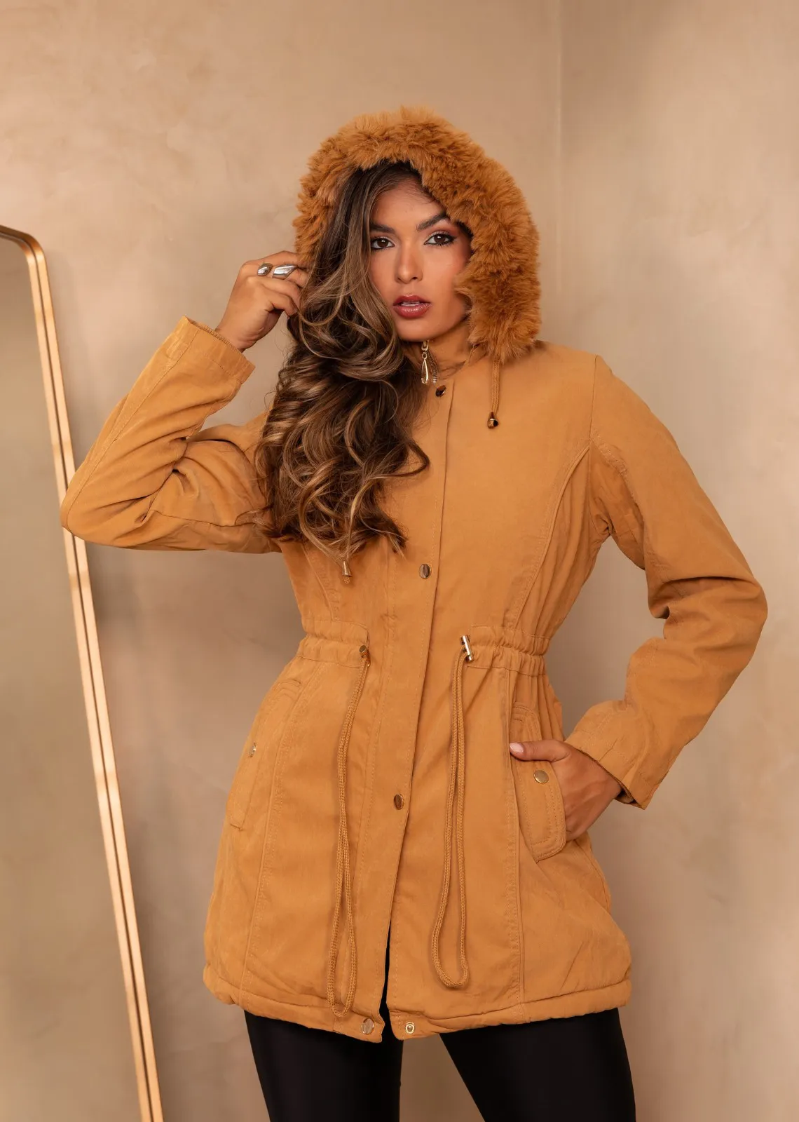 Casual Cold Weather Outfit Idea — Parka Outfits