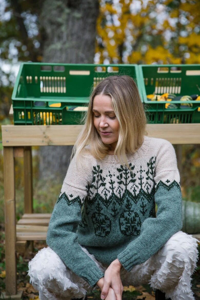 Relaxed Fit Nordic Fair Isle Sweater for Autumn — Fair Isle Sweater Outfits