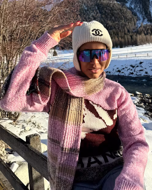 Winter Vacation Outfit Idea — Beanie Outfits