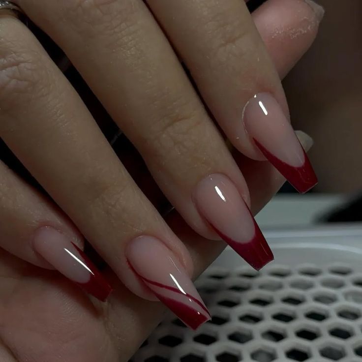 Winter Visual Idea Winter Visual Idea — Winter Coffin Nails