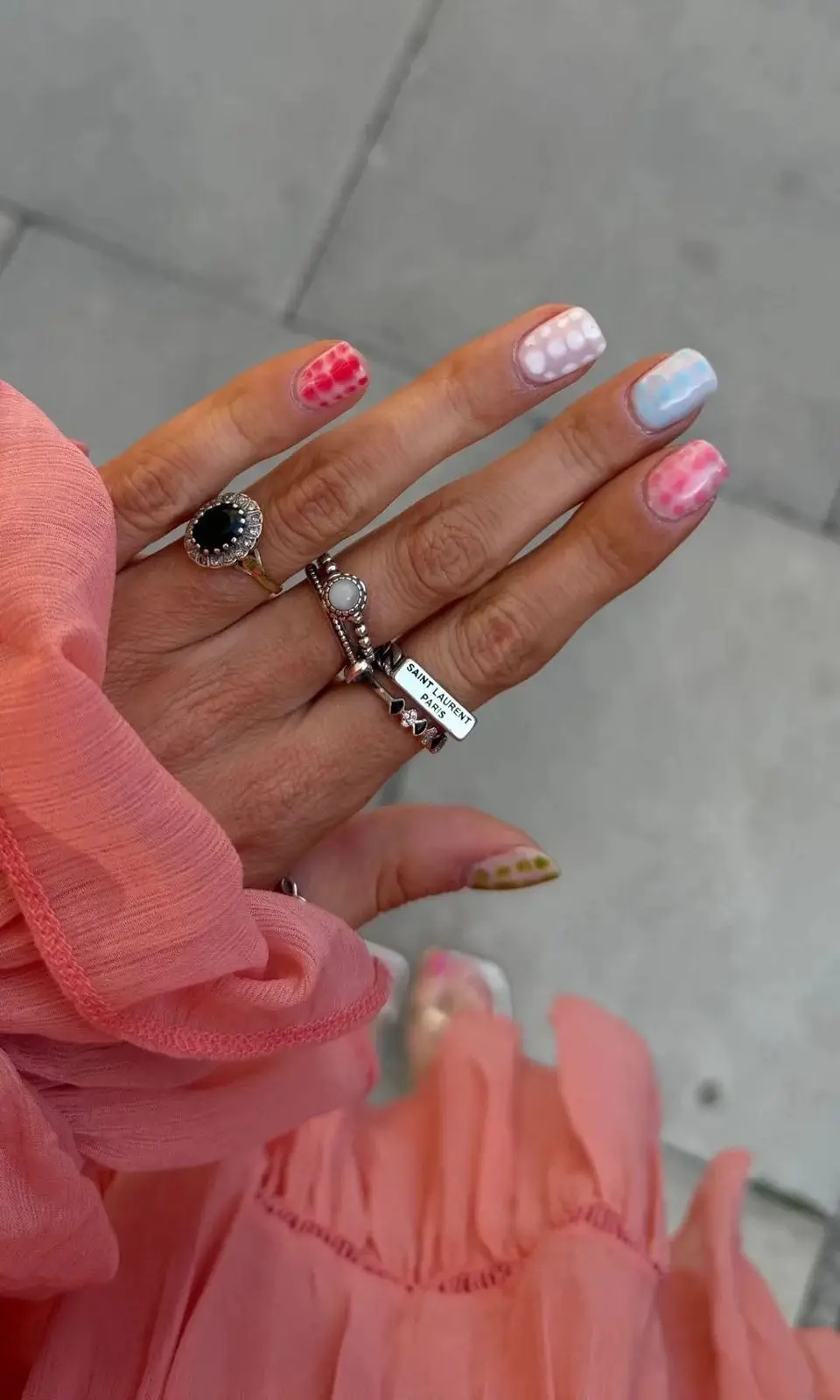 Playful Spring Nail Art Mix — Winter to Spring Transition Nails