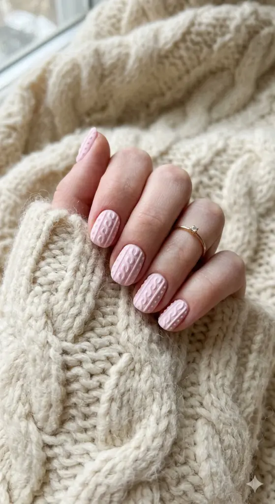 27 Sweater Nails 2027: Cozy & Chic Nail Art Ideas