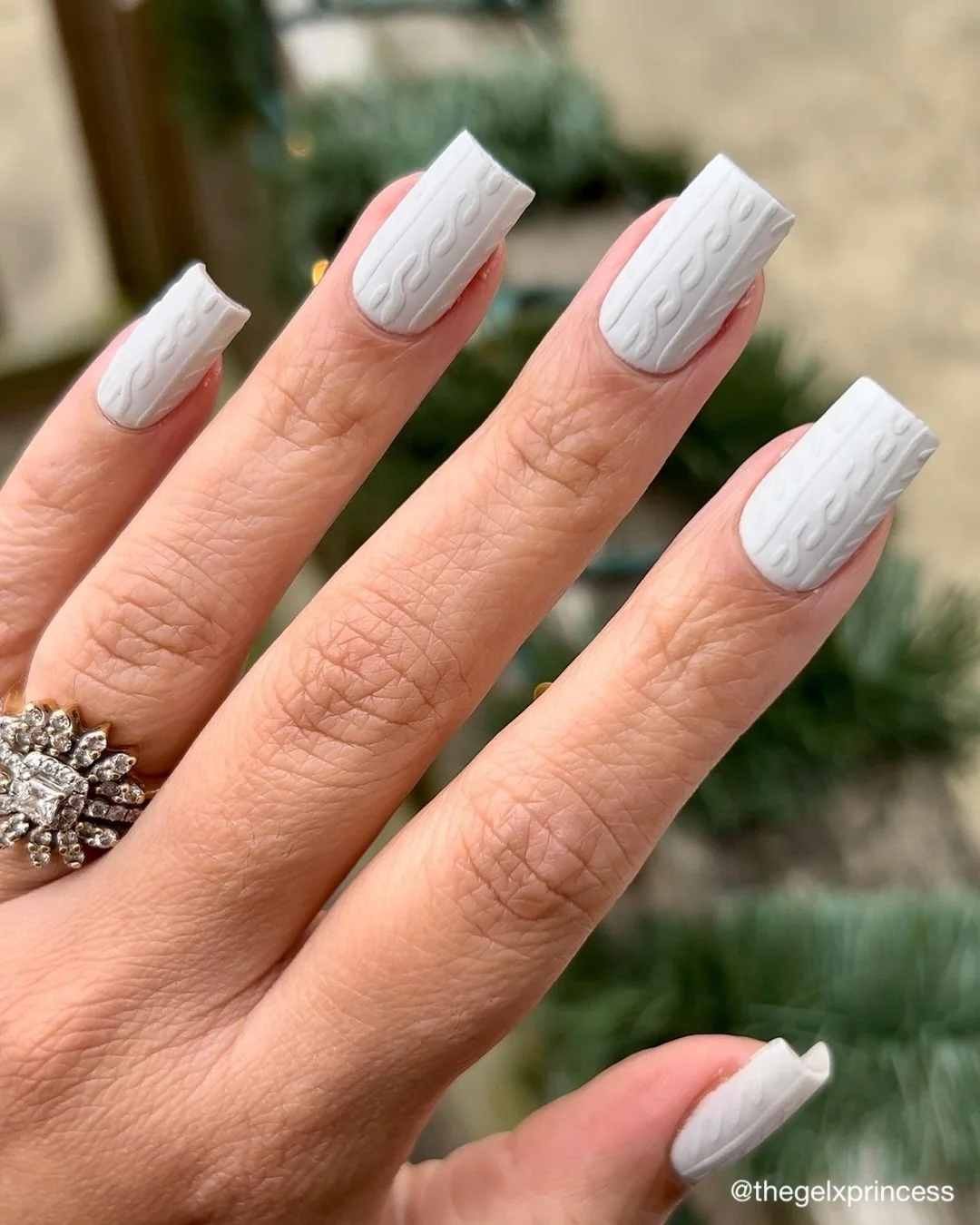 Cable Knit Pattern On All Visible Nails Visual Idea Cable Knit Pattern On All Visible Nails Visual Idea — Sweater Nails