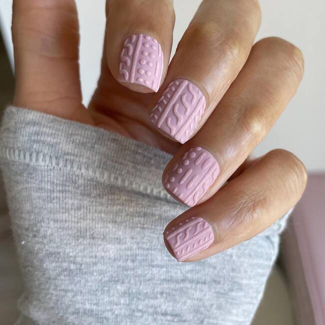 Pale Pink Visual Idea Pale Pink Visual Idea — Sweater Nails