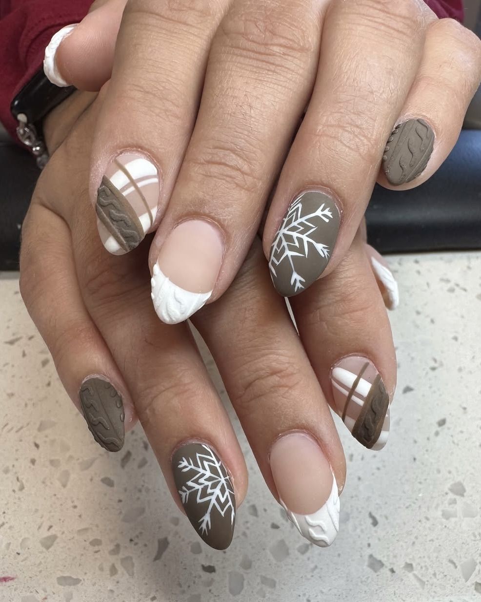 Winter Visual Idea Winter Visual Idea — Sweater Nails