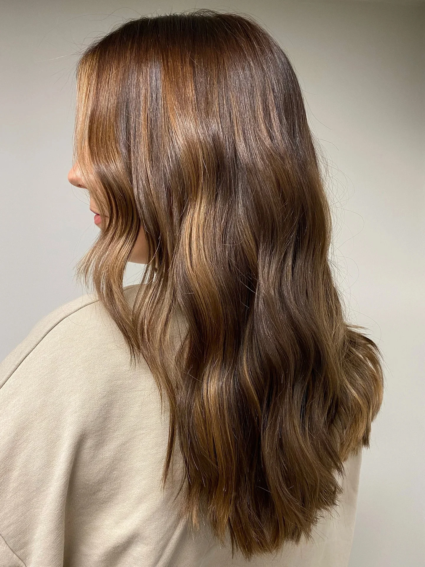 Visual Idea — The Hair Is Thick And Wavy Visual Idea — The Hair Is Thick And Wavy — Winter Hair Colors for Women Over 40
