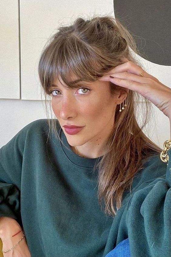 Winter Haircuts with Bangs