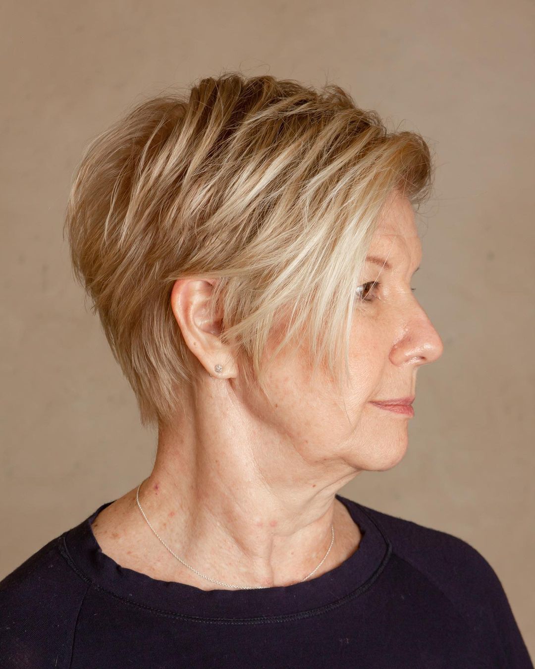 Shoulder-Length Waves, Air-Dried Shoulder-Length Waves, Air-Dried — Winter Haircuts for Women Over 50