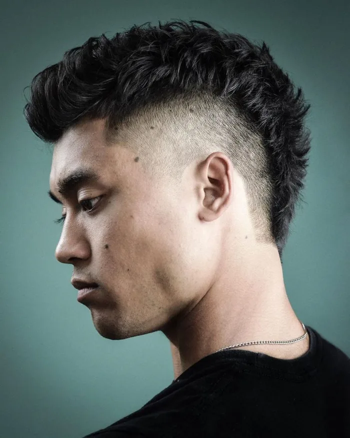 Textured Mohawk with Undercut Textured Mohawk with Undercut — Winter Haircuts for Men