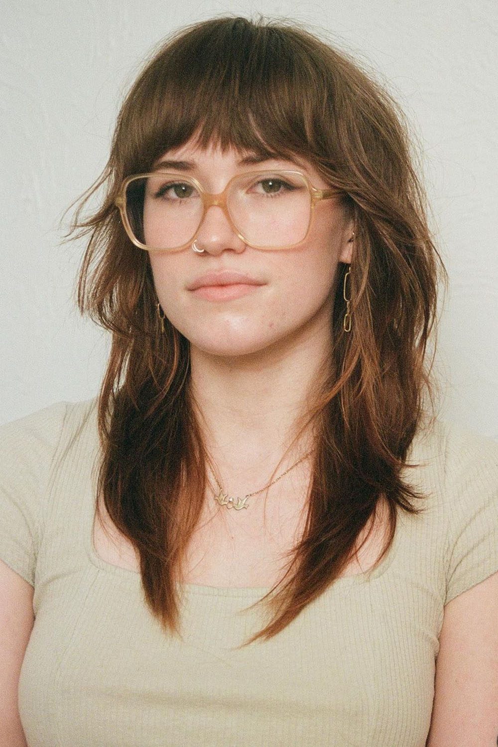 Air-Dried Fine Shag With Choppy Ends — Winter Shag Haircuts