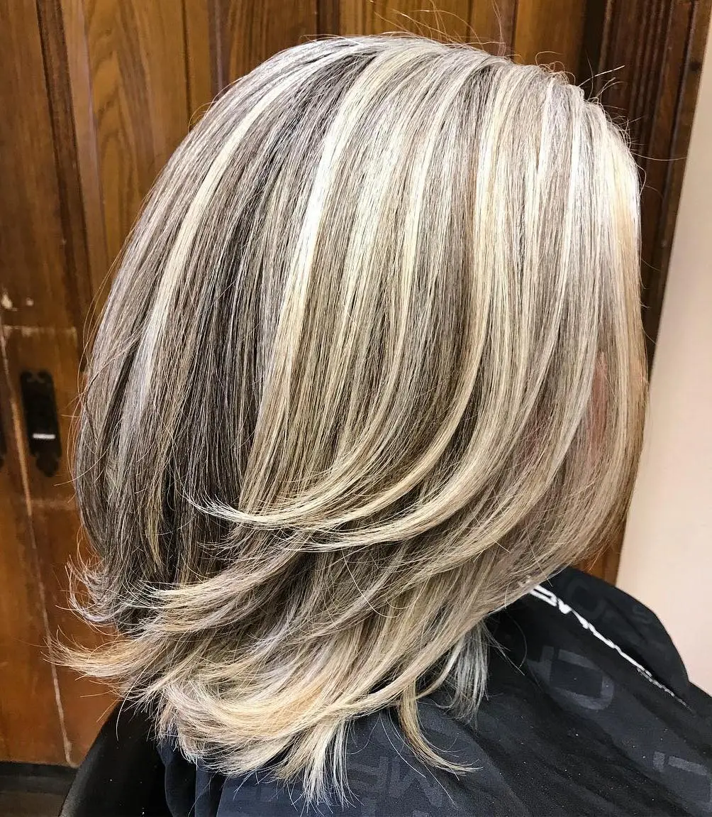 Stacked Layered Bob for Fine Hair Stacked Layered Bob for Fine Hair — Winter Haircuts for Gray Hair