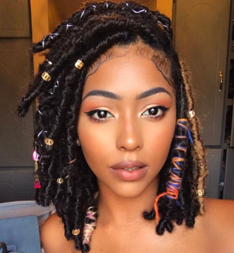 Visual Idea — A Side Parting Is Visible Visual Idea — A Side Parting Is Visible — Winter Hairstyles for Black Women