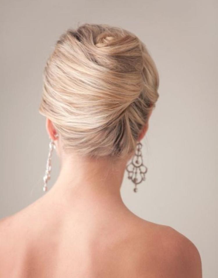Voluminous Twisted Blonde Bun — Winter Bun Hairstyles