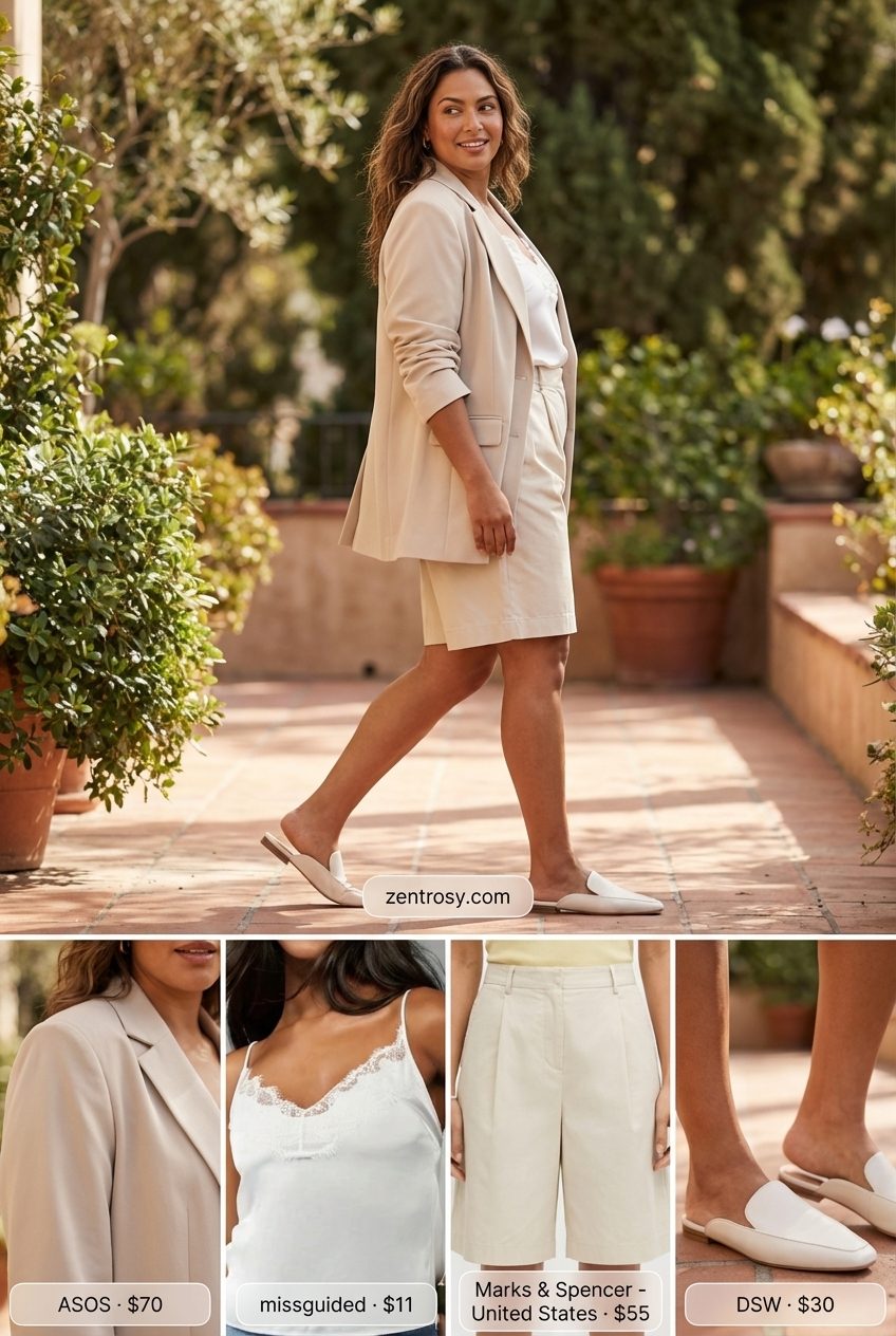 Summer Brunch Ready: The Linen Blazer Trick
