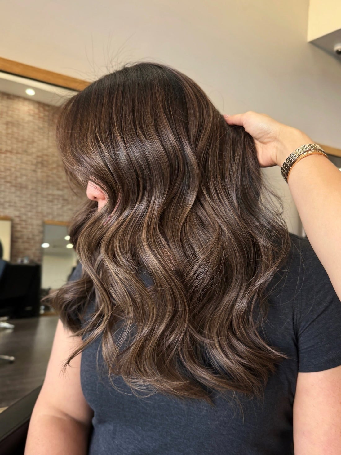 Medium Brown With Ash Blonde Highlights Medium Brown With Ash Blonde Highlights — Natural Hair Color Styles