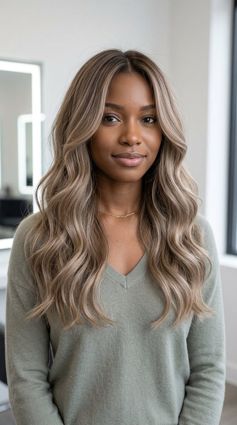 natural summer ash brown hair color 2026 outfit idea - fashion styling inspiration