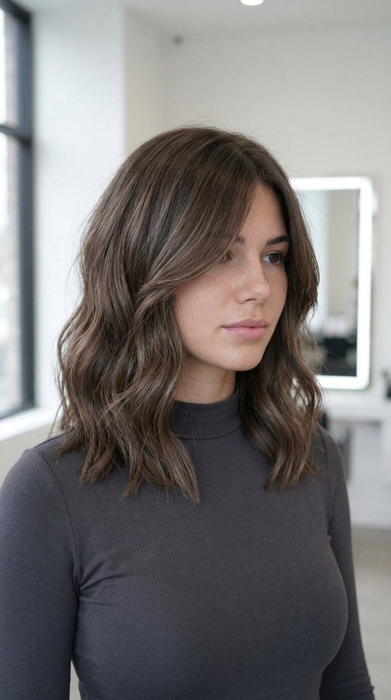 natural summer ash brown hair color 2026 outfit idea - fashion styling inspiration
