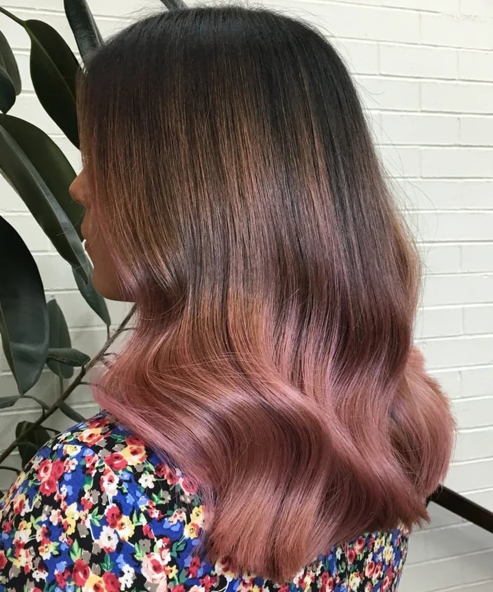 Collarbone Cherry Pink With Subtle Dimension Collarbone Cherry Pink With Subtle Dimension — Pink Hair Dye Inspiration