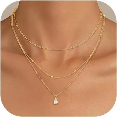accessory 14K Gold Plated Dainty Chain Set Target $61.16