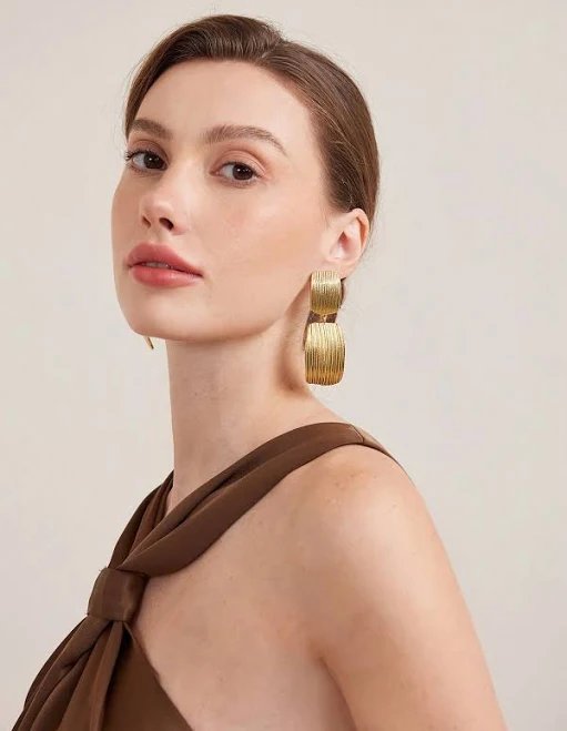 accessory 18K Gold Plated Geometric Dangle Earrings MOTF $7