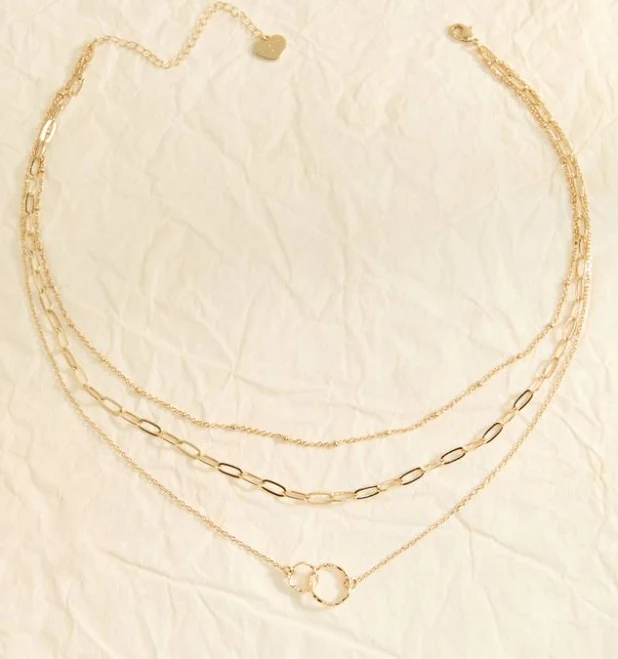 accessory 18K Gold Stella Layered Necklace Altar'd State $28