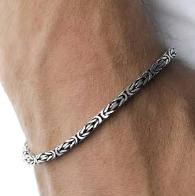 accessory 925 Sterling Silver Minimalist King Chain Bracelet for Men Etsy - Seller $41.44