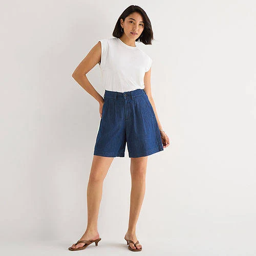 shorts A.N.A Women's High-Rise Tailored Denim Shorts JCPenney $18.74