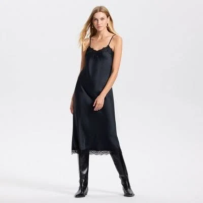 dress A New Day Women's Sleeveless Satin Midi Slip Dress Target $30