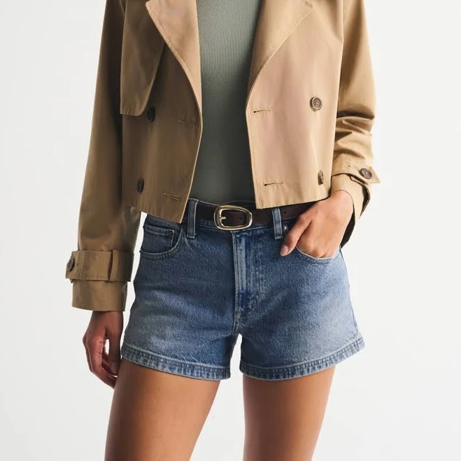 shorts Abercrombie & Fitch Women's High Rise 90s Cutoff Shorts Abercrombie & Fitch $65
