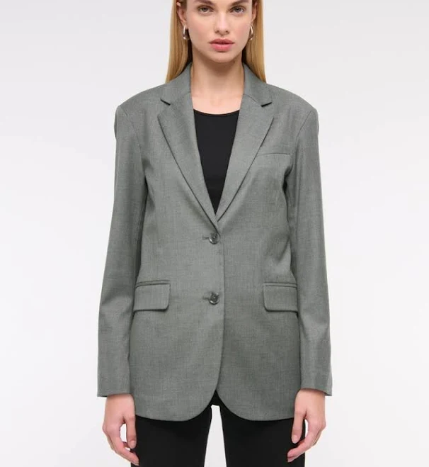 blazer Abercrombie & Fitch Women's Relaxed Suiting Blazer Abercrombie & Fitch $34.97