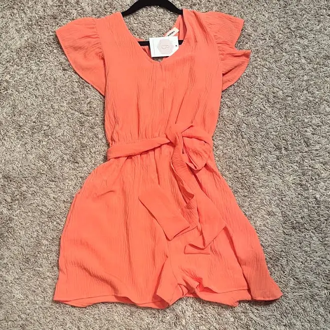 romper Adora Flutter Sleeve Romper Poshmark $15