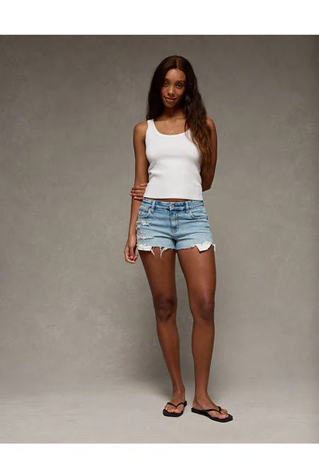shorts AE Next Level Curvy High-Waisted Shortie American Eagle Outfitters $44.96