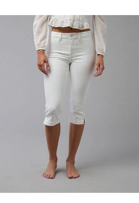 bottom AE Next Level High-Waisted Capri Jeans American Eagle Outfitters $24.99