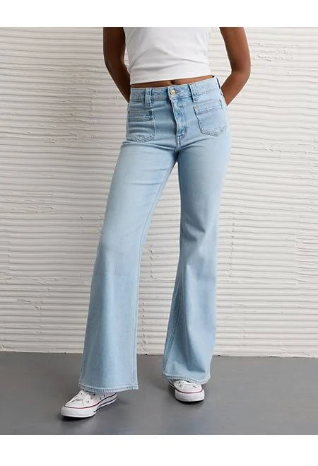 jeans AE Women's High-Waisted Flare Jeans American Eagle Outfitters $24.99
