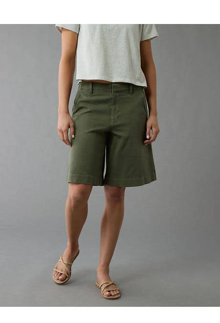 shorts AE Women's High-Waisted Stretch Trouser Shorts American Eagle Outfitters $17.98