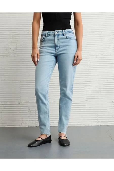 jeans AE Women's Stretch Mom Jeans American Eagle Outfitters $24.99