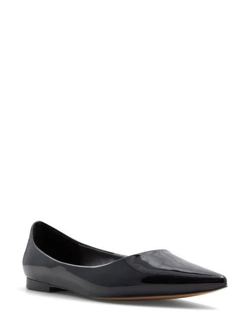 shoes ALDO Women's Stessy Pointed-Toe Patent Ballet Flats Nordstrom $60