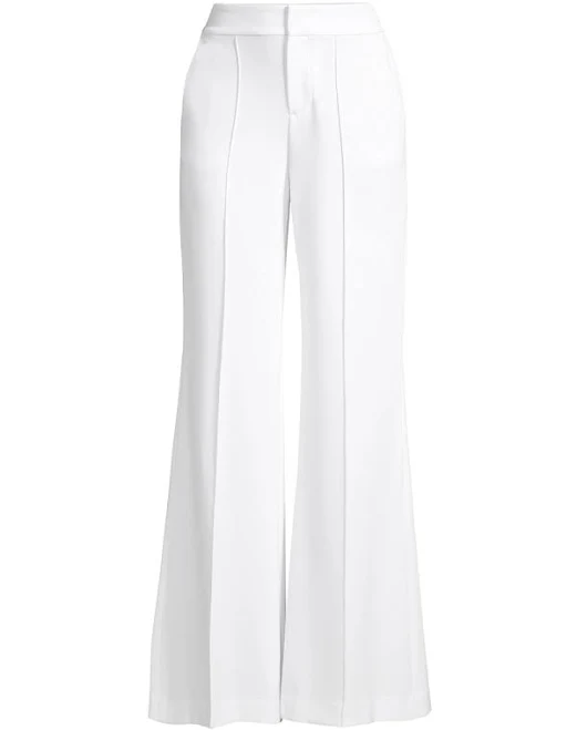 pants Alice + Olivia Women's Dylan High Waist Wide Leg Pants Saks Fifth Avenue $295