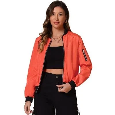 jacket Allegra K Women's Casual Lightweight Bomber Jacket Target $28.99